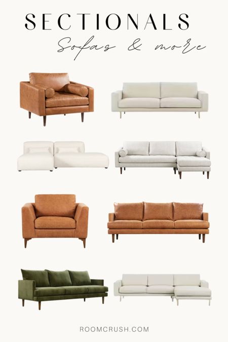 Favorite modern sectionals, sofas and chairs for your living room or conversational space! 

#LTKFind #LTKhome