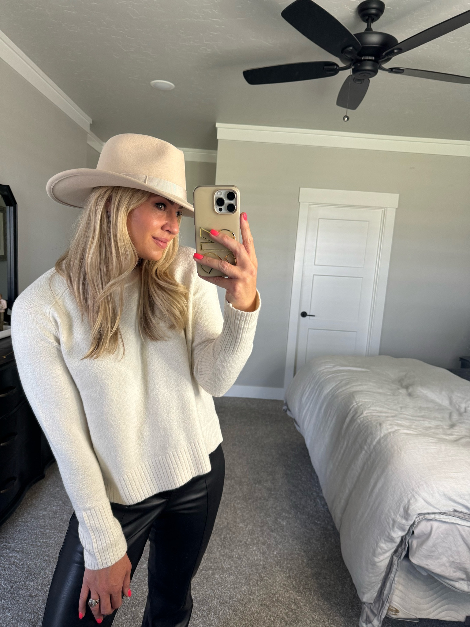 NSale 
Nordstrom Anniversary Sale 
Sweater 
Hat 
Leather pants 
Booties 


#LTKxNSale #LTKSaleAlert #LTKFindsUnder50