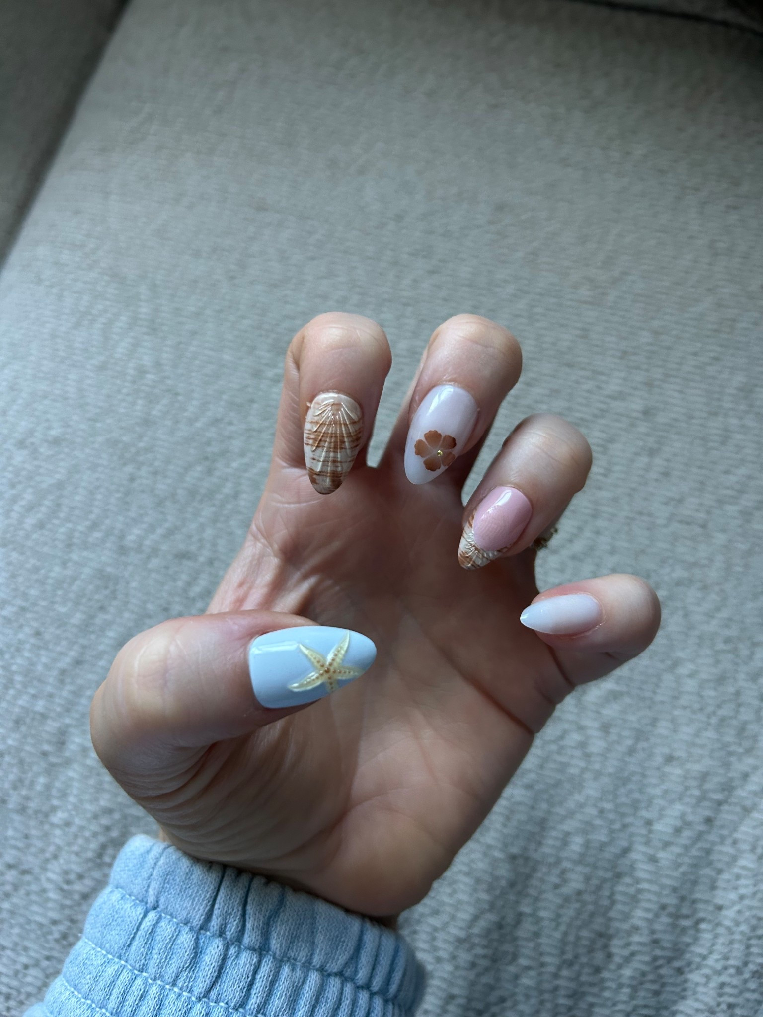 Vacation press on nails from @glamnetic! I love to do press on nails instead of going to the nail salon because I’m so impatient and hateeee to sit there so this is a better more affordable option for me! 

#LTKgrwm #LTKSeasonal #LTKTravel