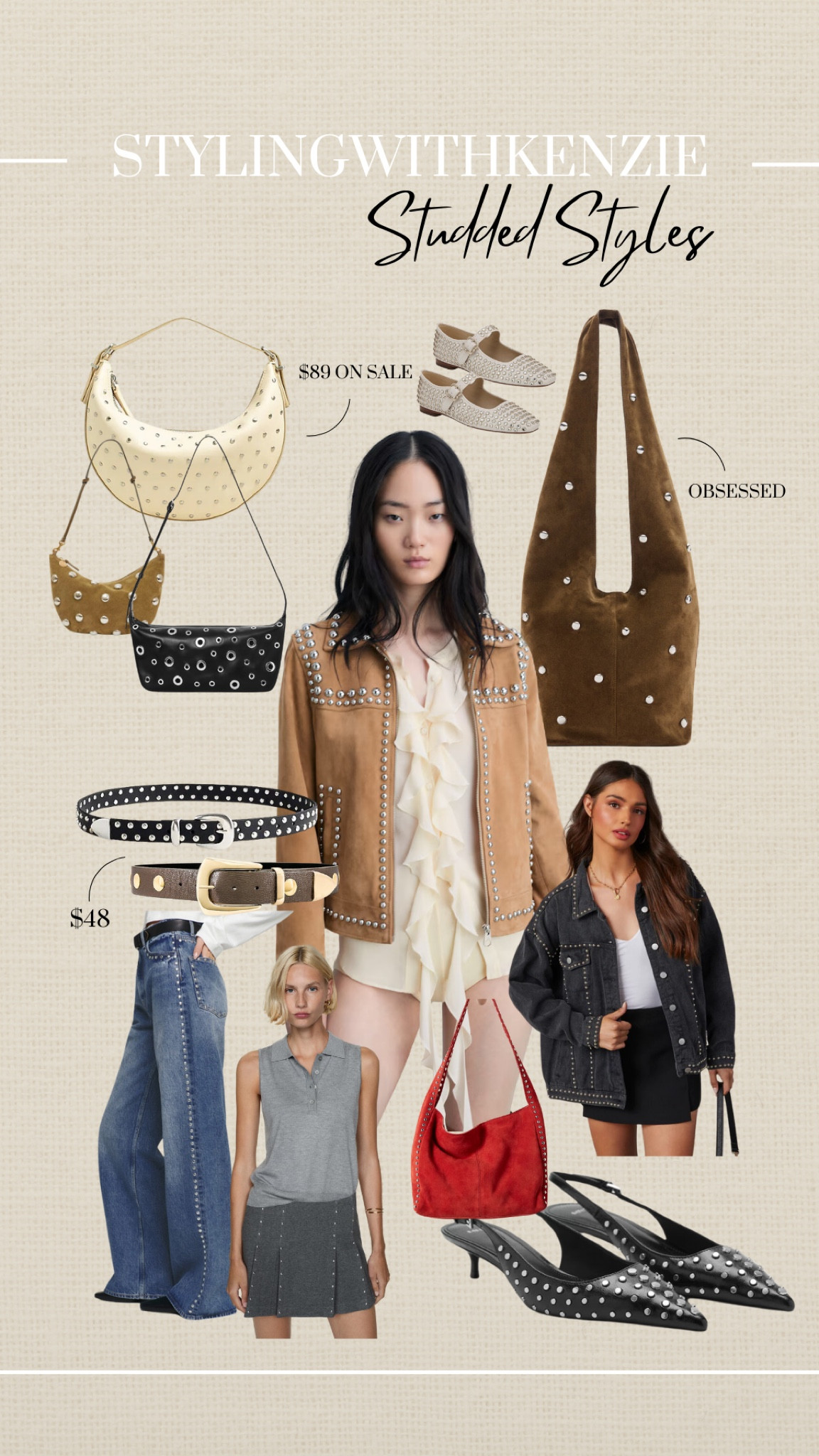 FALL TREND ALERT 🚨 STUDDED STYLES

Fall Fashion | Fall Trends | Fall Styles | Studded Handbag | Studded Belt

#LTKFindsUnder100 #LTKStyleTip #LTKFindsUnder50