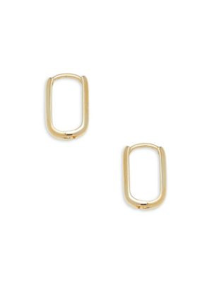 Saks Fifth Avenue 14K Yellow Gold Oval Tube Huggie Hoop Earrings on SALE | Saks OFF 5TH | Saks Fifth Avenue OFF 5TH