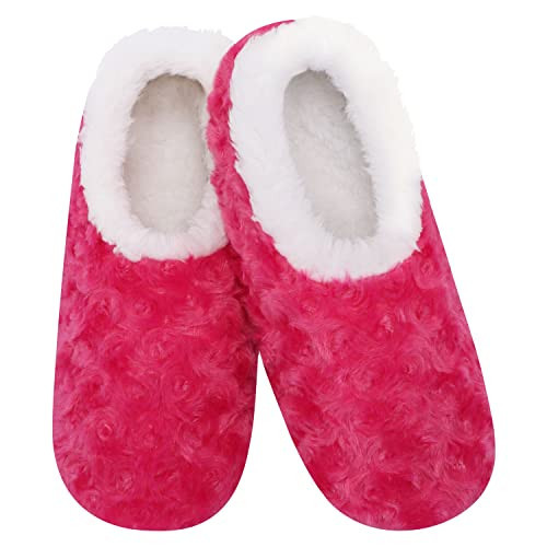 Snoozies Womens Rosey Pink Bouquet of Roses Size Small | Amazon (US)