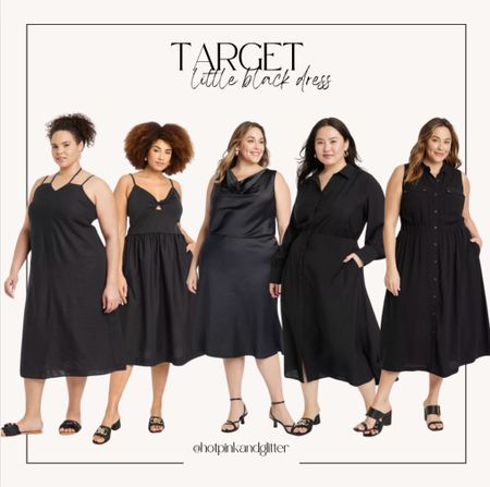 The perfect plus size black dresses at target 

#LTKplussize #LTKsalealert #LTKstyletip