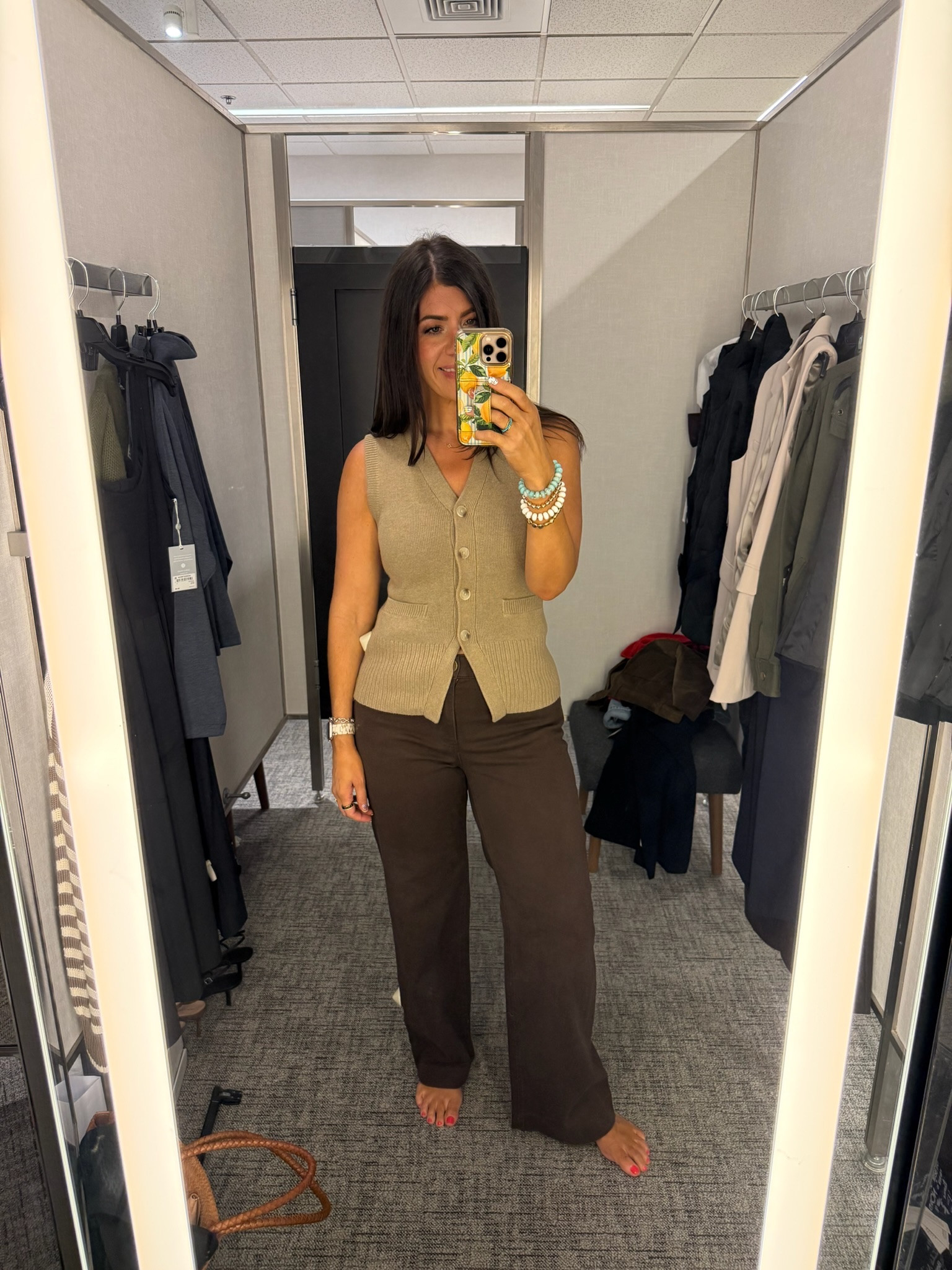 Nordstrom sale finds, In an 8/m top and bottoms, 29 jeans in all but Levi’s (30) 

Workwear, midsize fall outfits , nsale, easy outfit, what to wear, fall midsize outfit, ootd, midsize fall, causal, vest, jeans, midsize jeans, midsize fall fashion