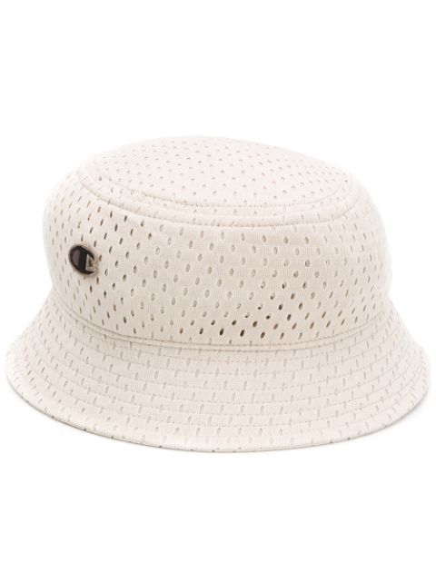 logo embroidered mesh bucket hat | Farfetch (US)