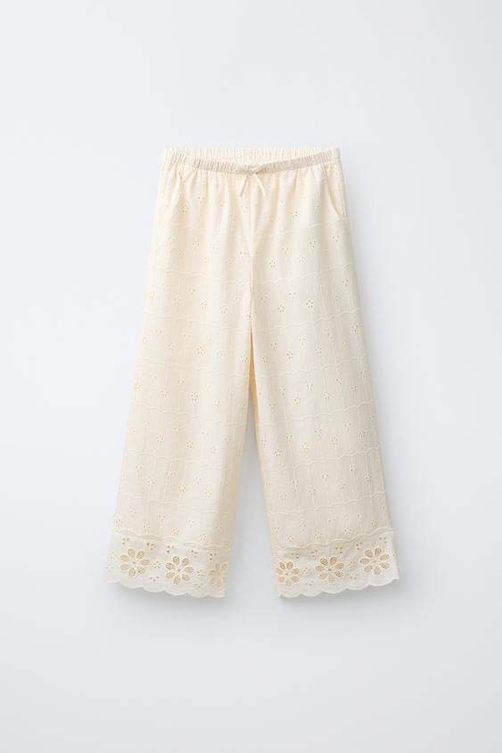 SCHIFFLY WIDE LEG PANTS | Zara US