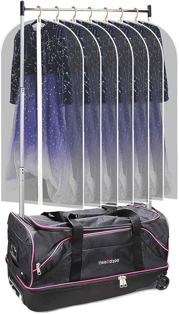 Dance Bag with Garment Rack,23" Dance Costumes Rolling Garment Bags for Travel,Garment Duffle Bag... | Amazon (CA)