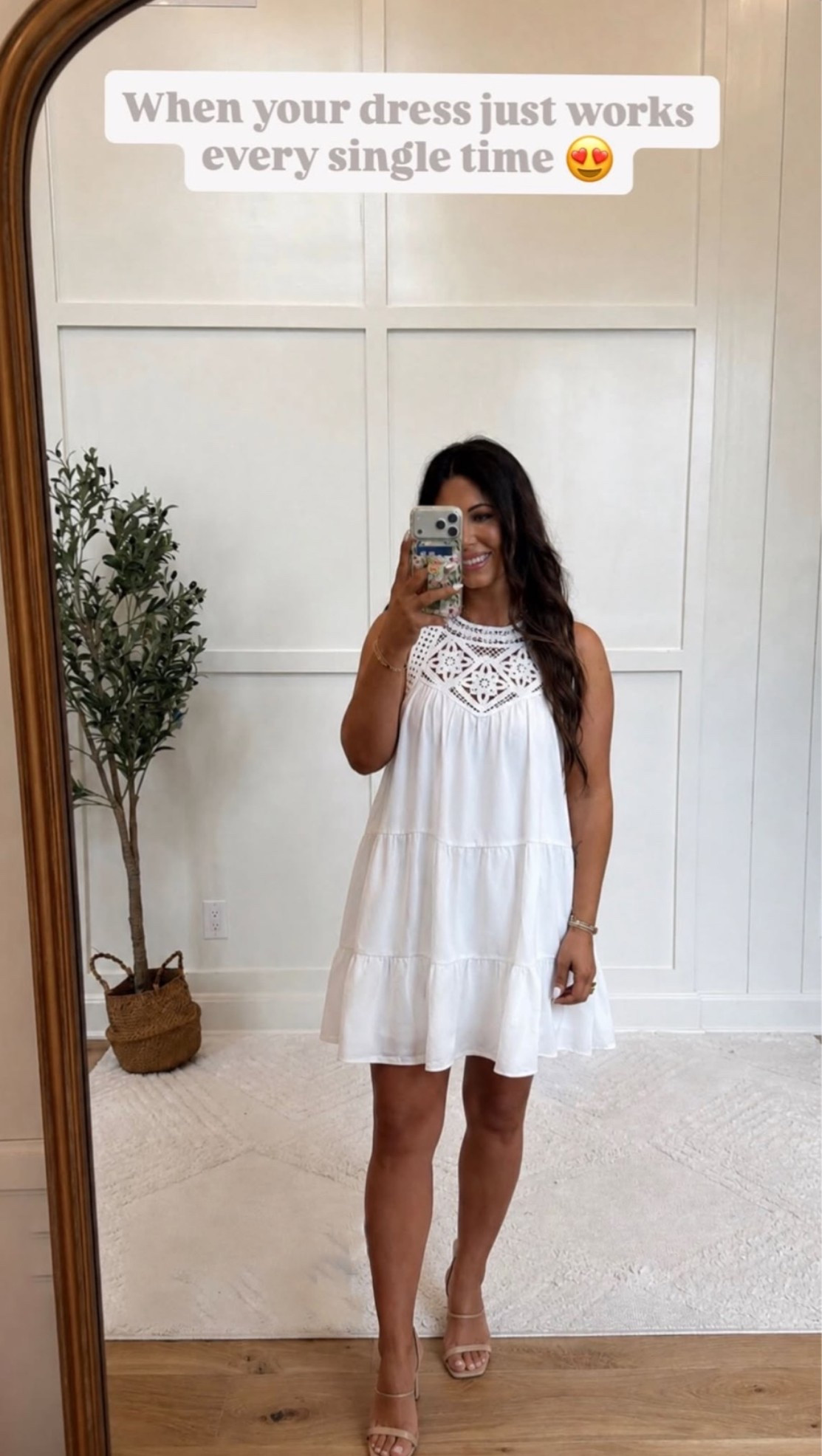 The kind of dress you’ll keep reaching for allll summer 🤍☀️ Flowy, flattering, and one of those pieces that just works every single time 🙌 Plus it comes in SO many colors!! Dress it up with heels or keep it casual with sandals 🫶 

For reference I’m 5’4” 140lbs and a small🤍

#AmazonFashion #SummerDress #AmazonFinds #LTKStyle #VacationOutfit #SummerStyle #DressOfTheDay #NeutralStyle

#LTKdayinmylife #LTKmomlife #LTKootd