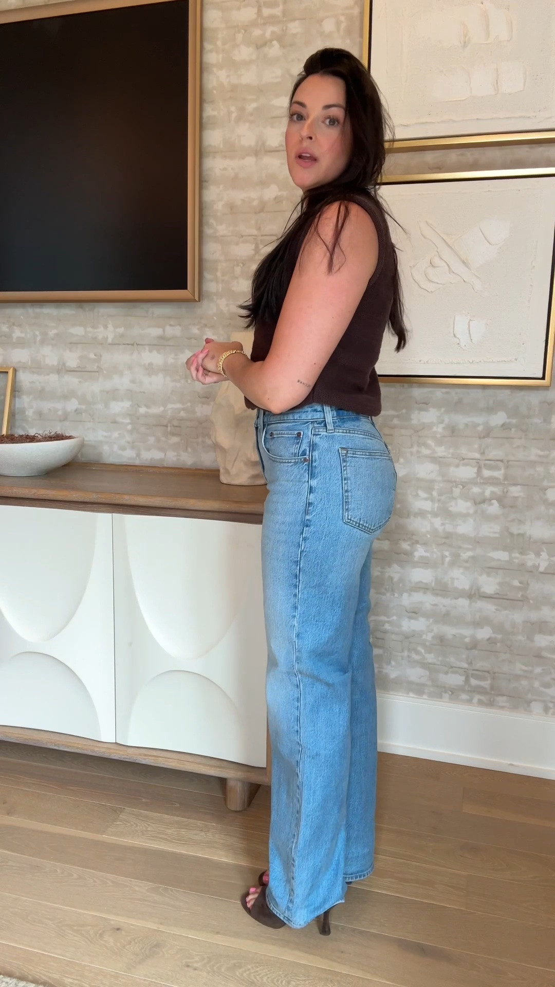 These 90’s Relaxed jeans are HALF OFF with AFTIA! These are the light wash. So flattering on the booty. I’m in a 28L, Classic fit

#LTKootd #LTKTall #LTKSaleAlert
