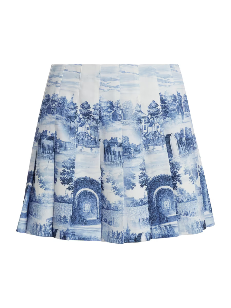 Carter Pleated Miniskirt | Saks Fifth Avenue
