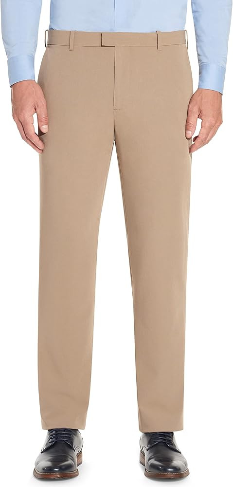 Van Heusen Men's Flex Flat Front Straight Fit Pant | Amazon (US)