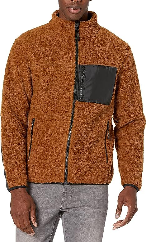 Goodthreads Men's Sherpa Fleece Fullzip Jacket | Amazon (US)