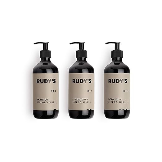Rudy's Shower Essentials Bundle, 3 Count | Amazon (US)