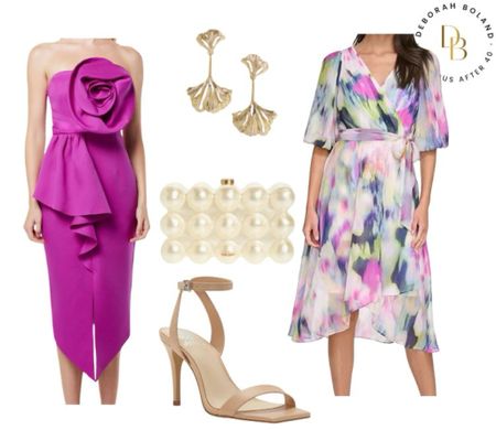 The perfect dresses for a garden or backyard wedding inspired by flowers, water, and the colors of summer. These cocktail dresses are perfect for an upscale wedding.

#LTKover40 #LTKparties #LTKwedding