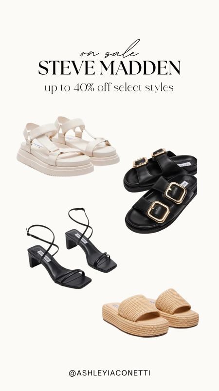 Steve Madden up to 40% off select styles! Cutest sandals for summer! 

#LTKStyleTip #LTKSaleAlert #LTKShoeCrush