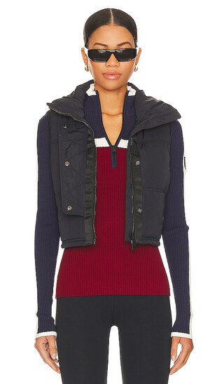 La Vitesse Crop Vest in Black | Revolve Clothing (Global)