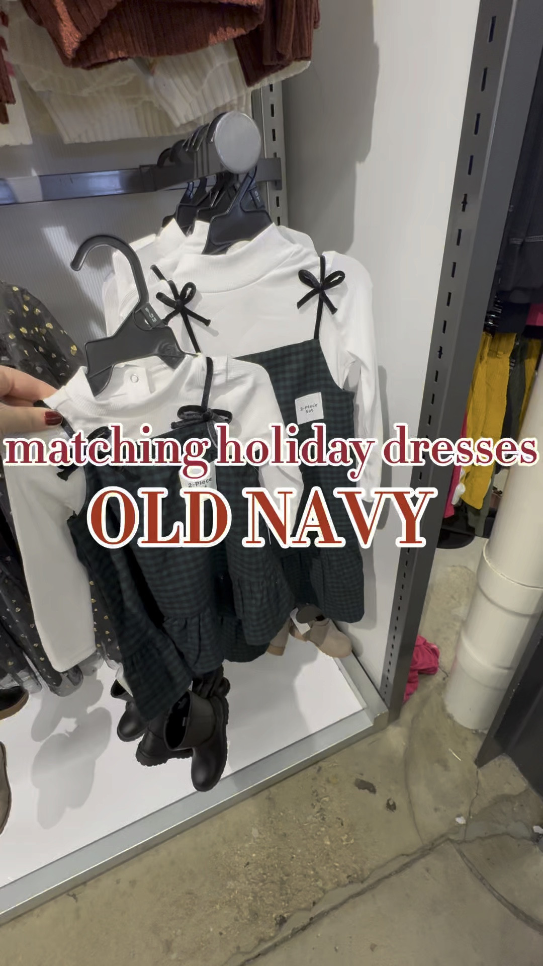 Matching girl dresses perfect for the holidays! Paired with the cutest black ballet flat and you are all set! Comes In baby sizes, toddler and young girls!

#LTKKids #LTKHoliday #LTKFamily