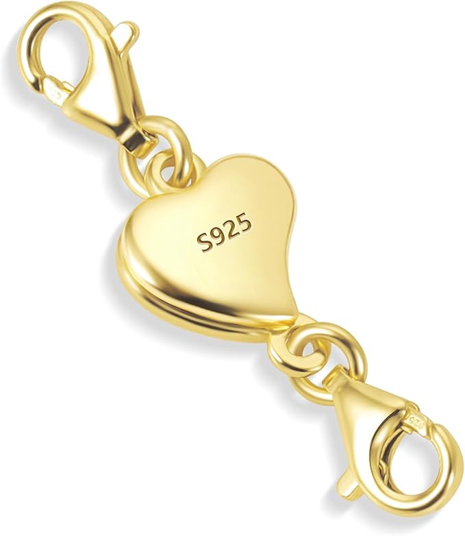 Necklace Extenders Gold Magnetic Necklace Clasp Bracelet Clasps and Closures Necklace Extender Ma... | Amazon (US)