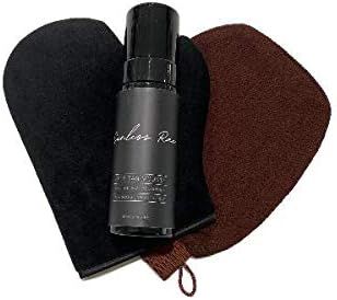 Sunless Rae Self Tanner and Tanning Mousse Set with Application Mitt and Exfoliating Glove | Amazon (US)