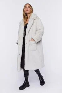 Faux Fur Duster Coat | Forever 21 (US)