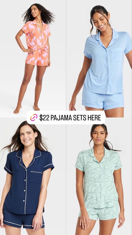 Target pajamas - I wear XS in these. So soft and great fit! Buttons are functional! Pajama sets. Matching pajama set. Matching PJs. Mother’s Day gift idea. 

#LTKfindsunder50 #LTKstyletip #LTKGiftGuide