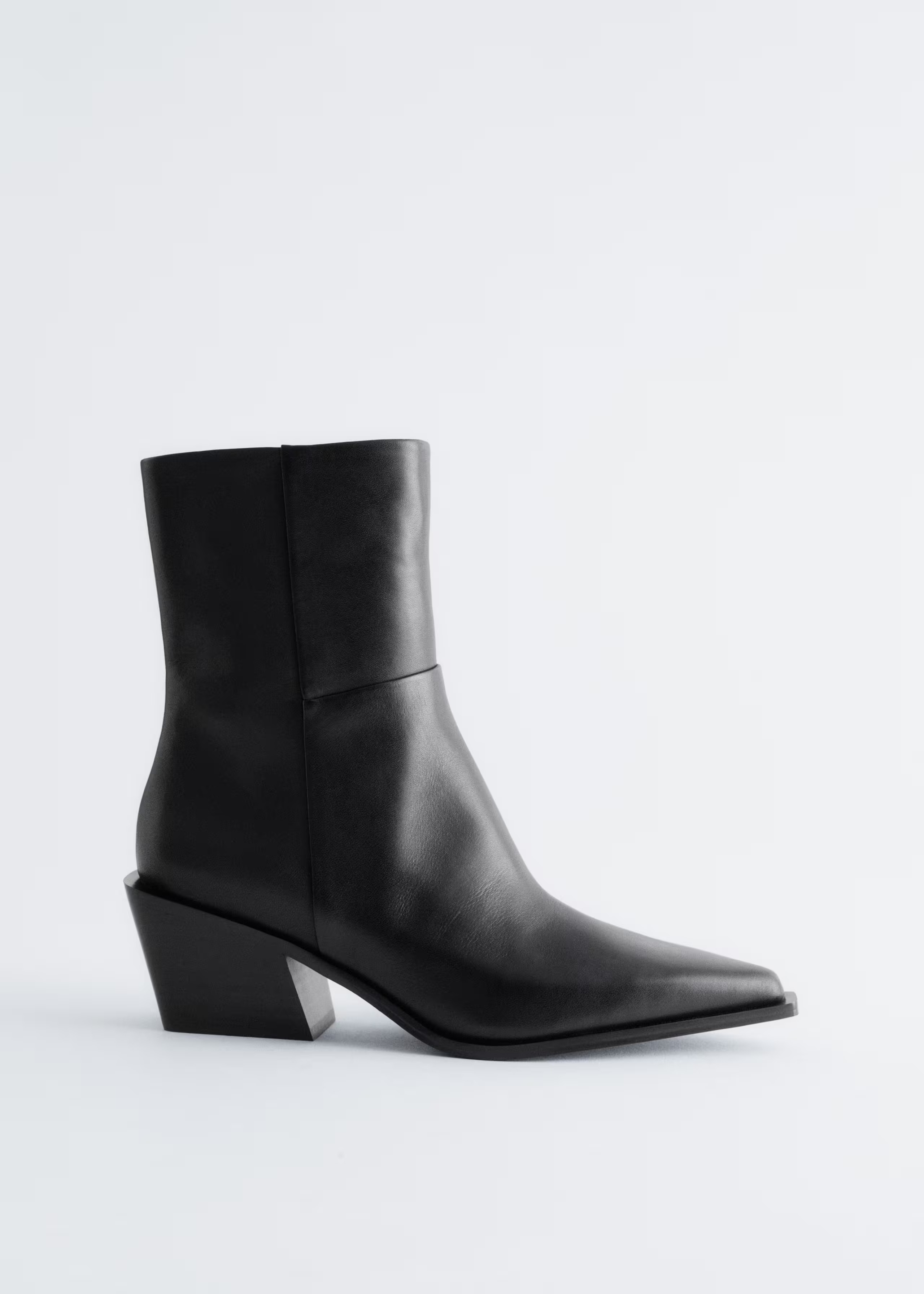 Sleek Leather Cowboy Boots | & Other Stories - US
