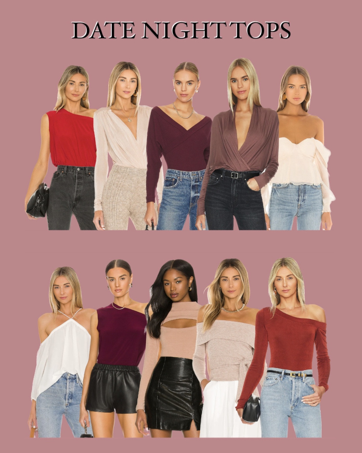 Valentine’s Day date night tops 

#LTKunder100 #LTKsalealert #LTKunder50