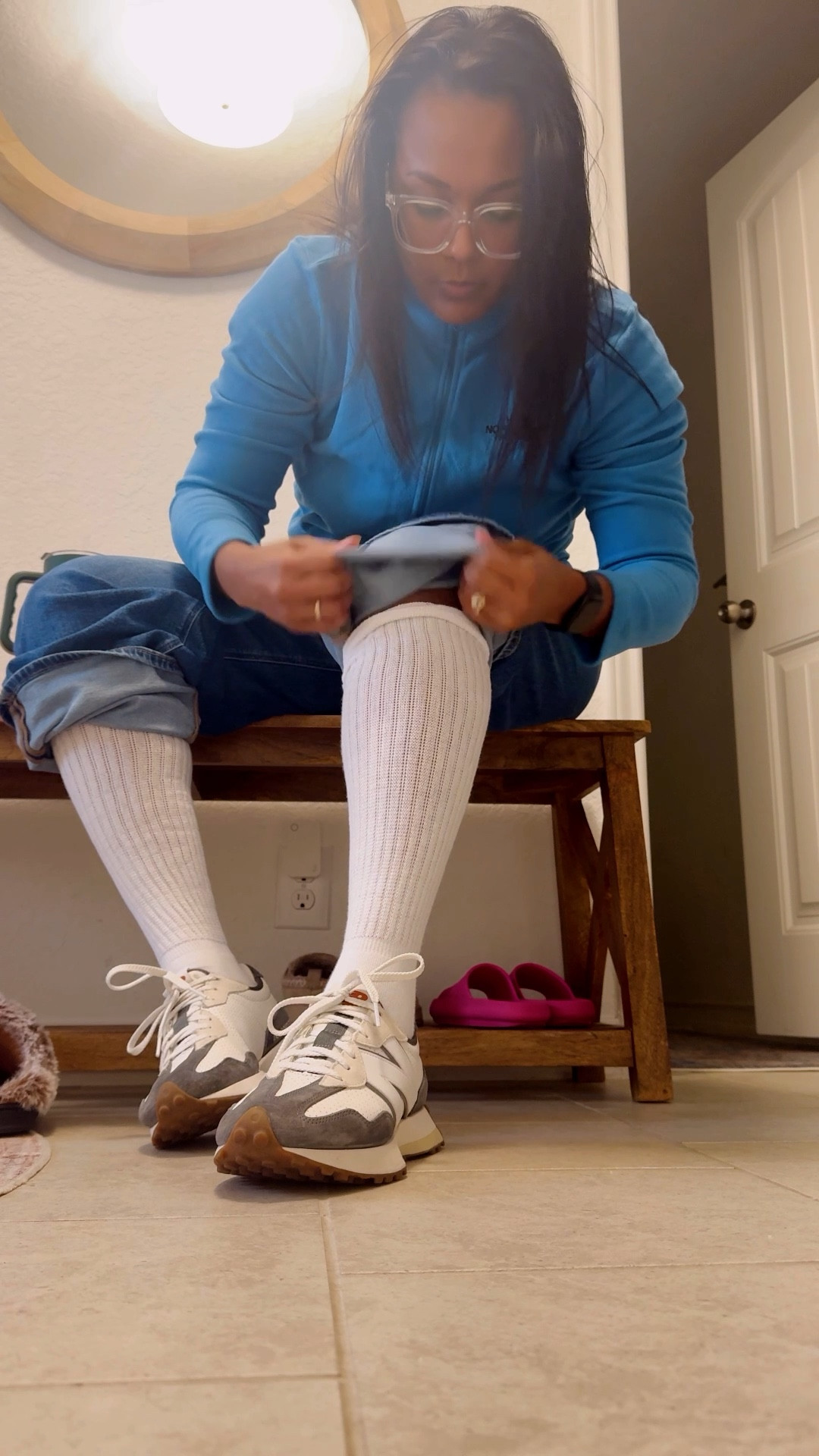 Love these socks! You can always scrunch them down too.

#LTKStyleTip