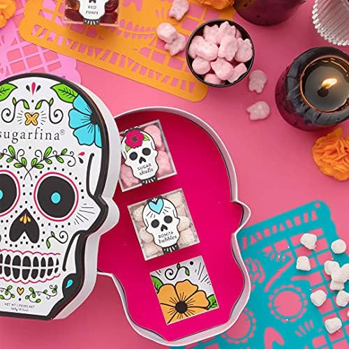 Sugarfina Sugar Skulls 3 Piece Halloween Candy Bento Box | Amazon (US)