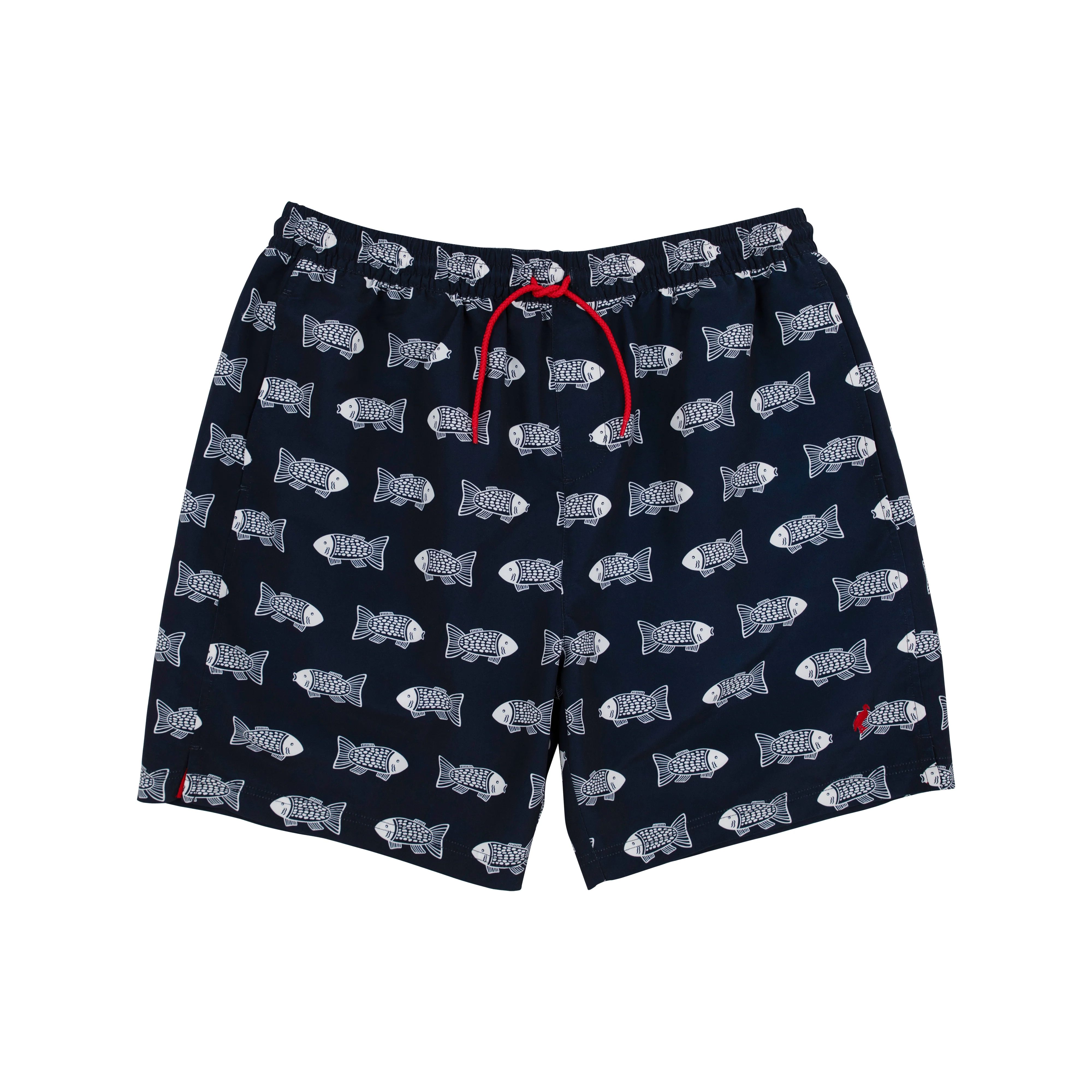 Toddy Trunks (Men's) - Fairfield Fish with Richmond Red | The Beaufort Bonnet Company