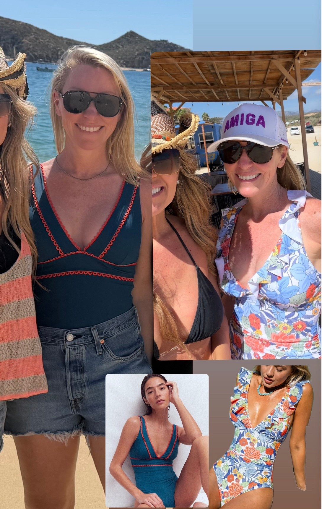 Not your mama’s one piece. Both these swimsuits looked amazing on my sweet friend. One is a splurge the other is a steel! 
#beach #onepiece #swimsuit 

#LTKmomlife #LTKActive #LTKTravel