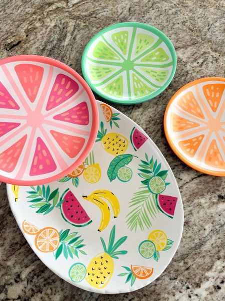 Absolutely love these plates and this tray from Walmart! Perfect for summer hosting and so affordable! 

#LTKfindsunder50 #LTKhome