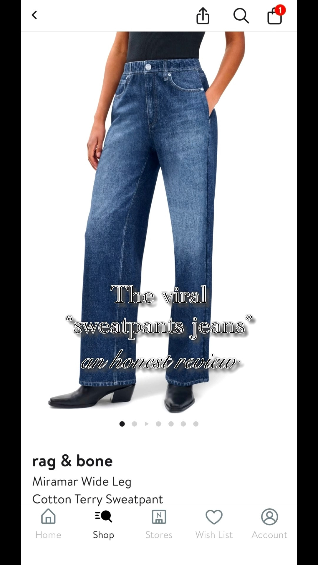Here’s my honest review of the viral “sweatpants jeans” - the Miramar from rag & bone at Nordstrom.

Pretty expensive. Bit long for how short I am. Maybe if they go on sale. I love the concept though. #miramar #ragandbone #sweatpantjeans

#LTKvlog #LTKPetite