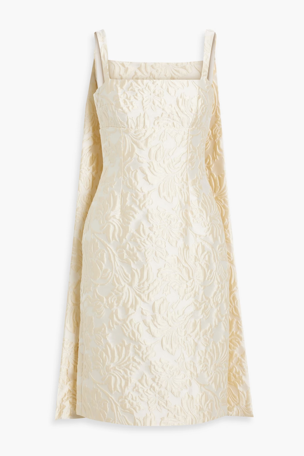 Corrie cape-effect brocade dress | The Outnet (US and CA)