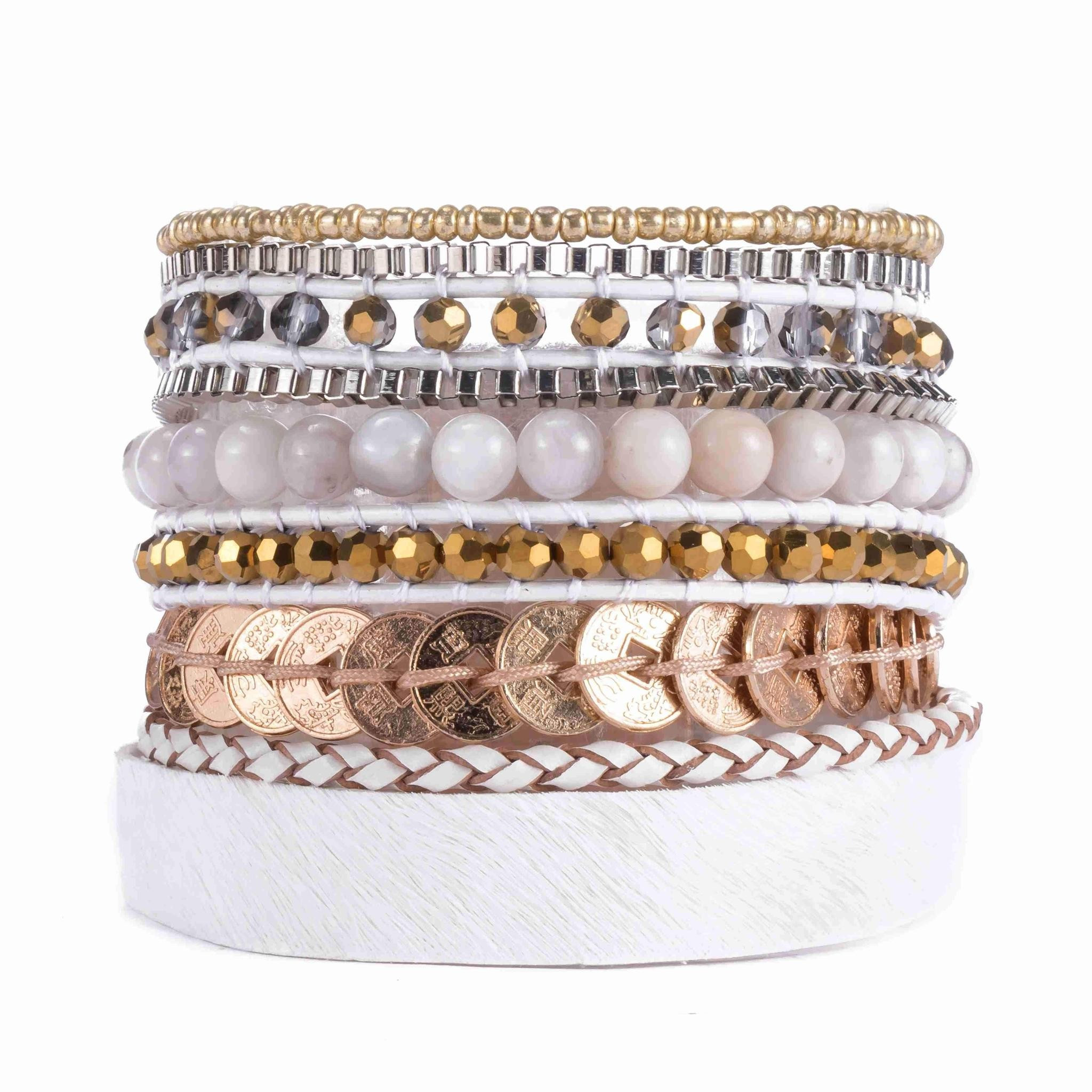 Mendoza - White & Gold | Victoria Emerson