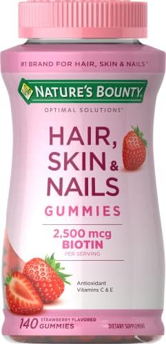 Hair, Skin, and Nails with Biotin by Nature's Bounty Optimal Solutions, Multivitamin Supplement, Str | Amazon (US)