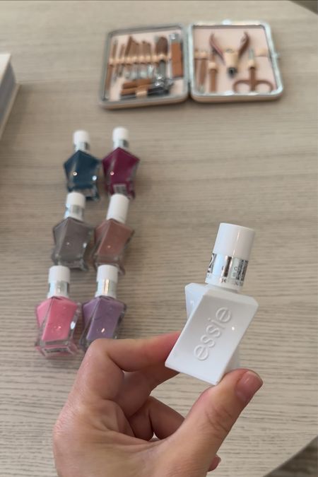 Essie gel nail polish 
Amazon manicure set 

#amazon #nails #ulta #laurabeverlin

#LTKunder50 #LTKbeauty #LTKsalealert