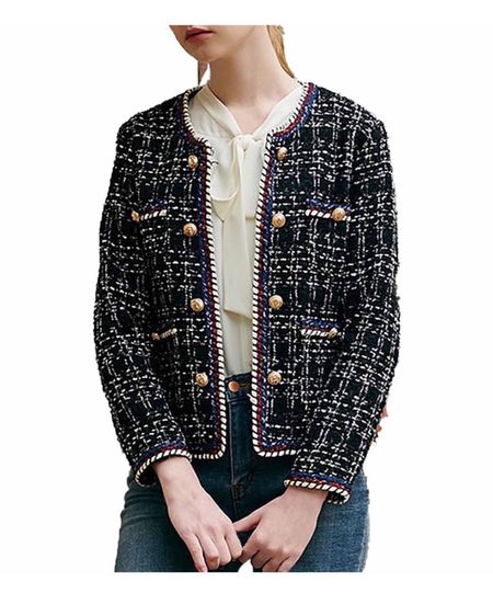 Lady like jacket from Walmart 

#LTKworkwear #LTKSeasonal #LTKmidsize