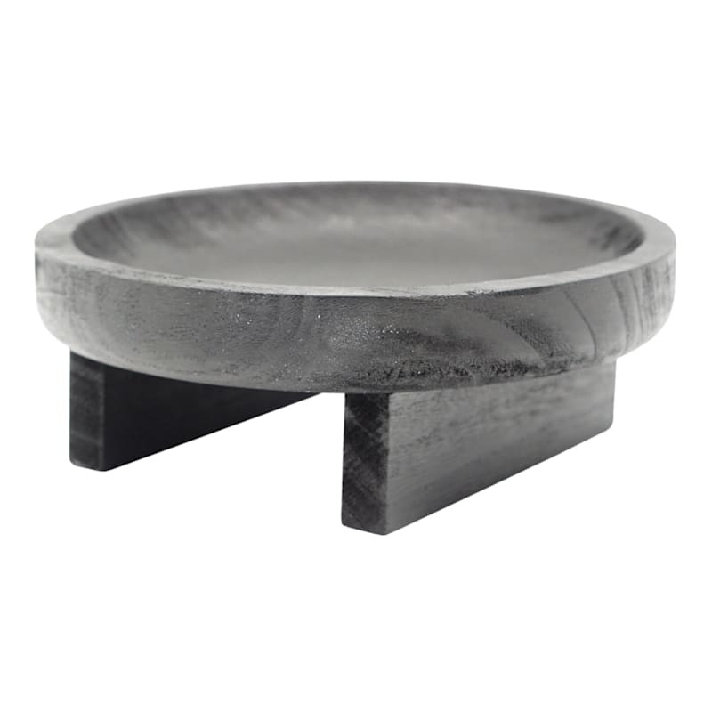 Black Wooden Plant Stand, 8x3 | At Home