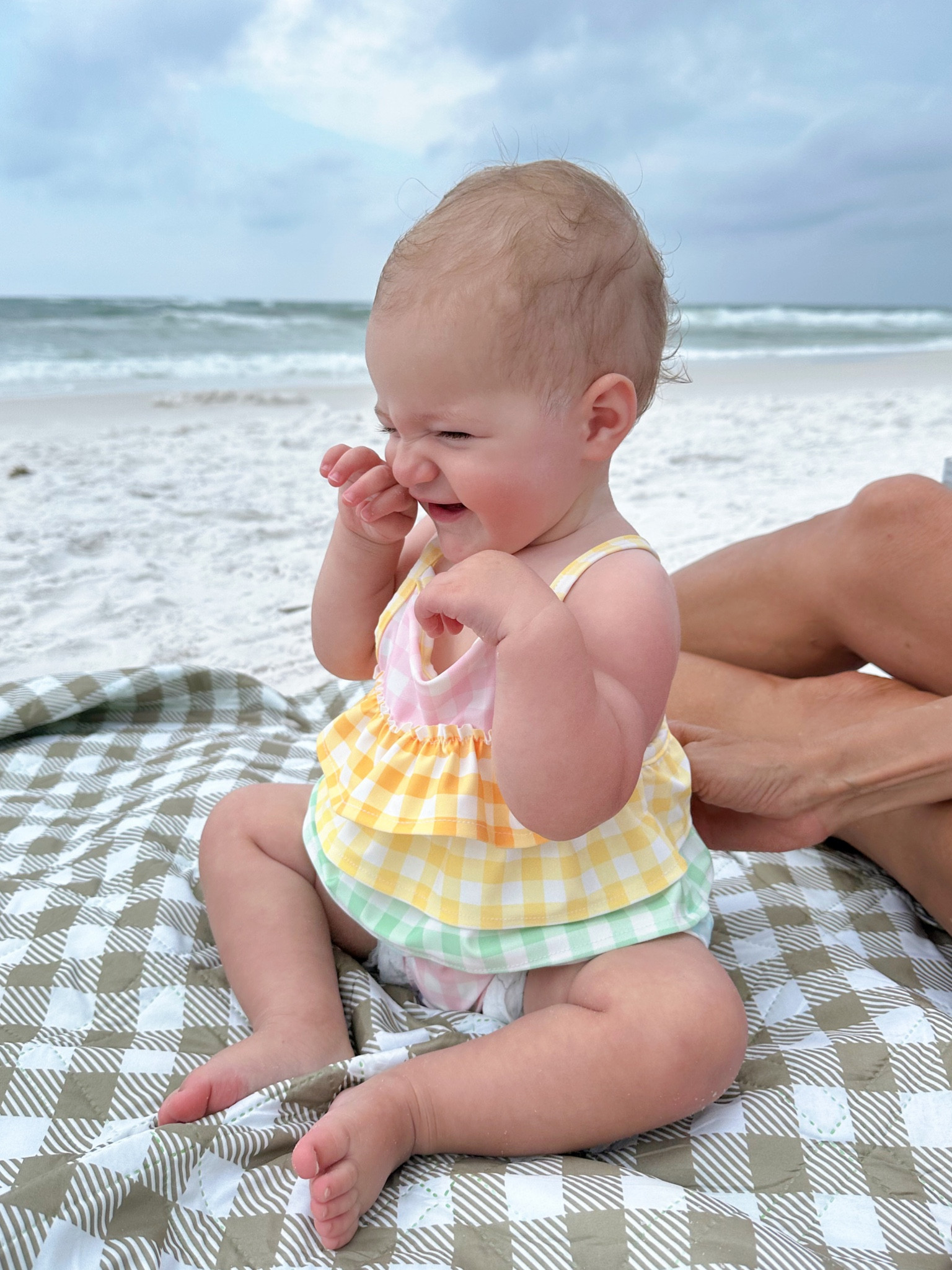 Sweet ruffle swimsuit!
