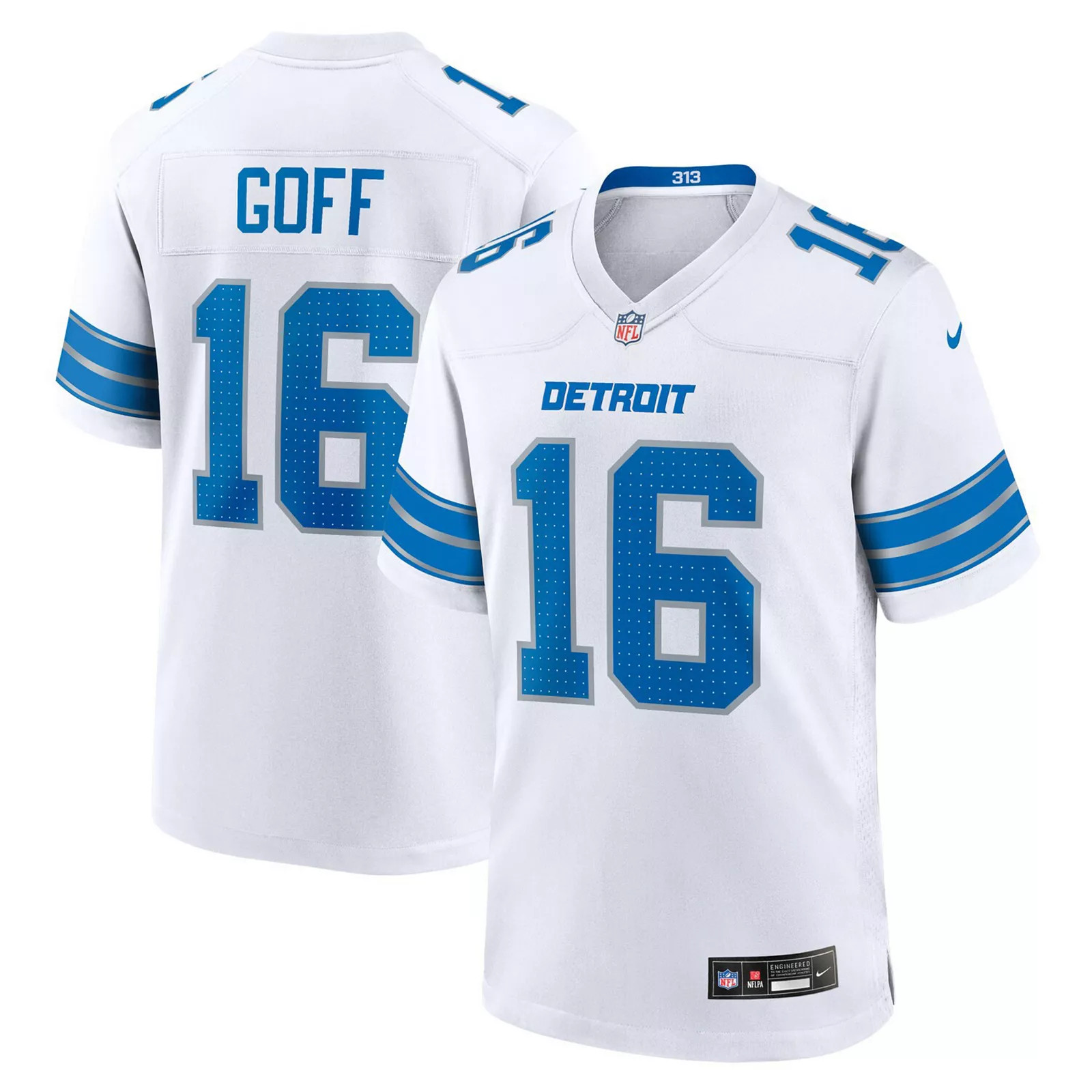 Men's Nike Jared Goff White Detroit Lions Game Jersey, Size: 2XL | Kohl's
