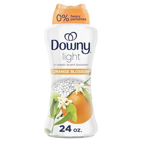 Downy Light Laundry Scent Booster Beads for Washer, Orange Blossom Scent, 24 oz, No Heavy Perfumes, Downy Scent Booster Beads, Laundry Scent Boosters | Amazon (US)