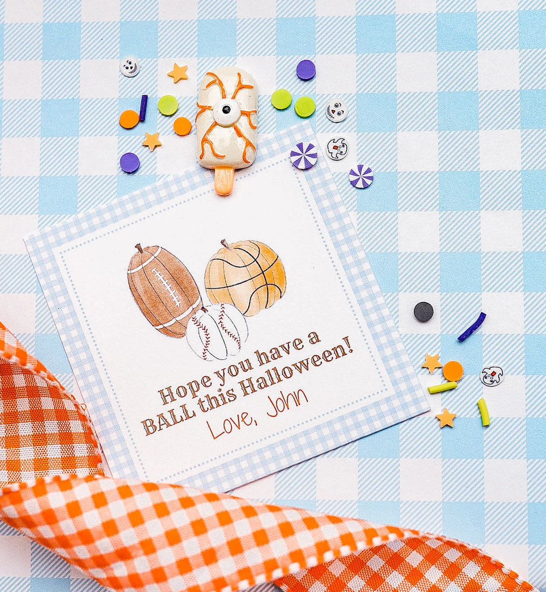 Watercolor Halloween Tags / Kids Tags for Halloween Treat Bags - Etsy | Etsy (US)