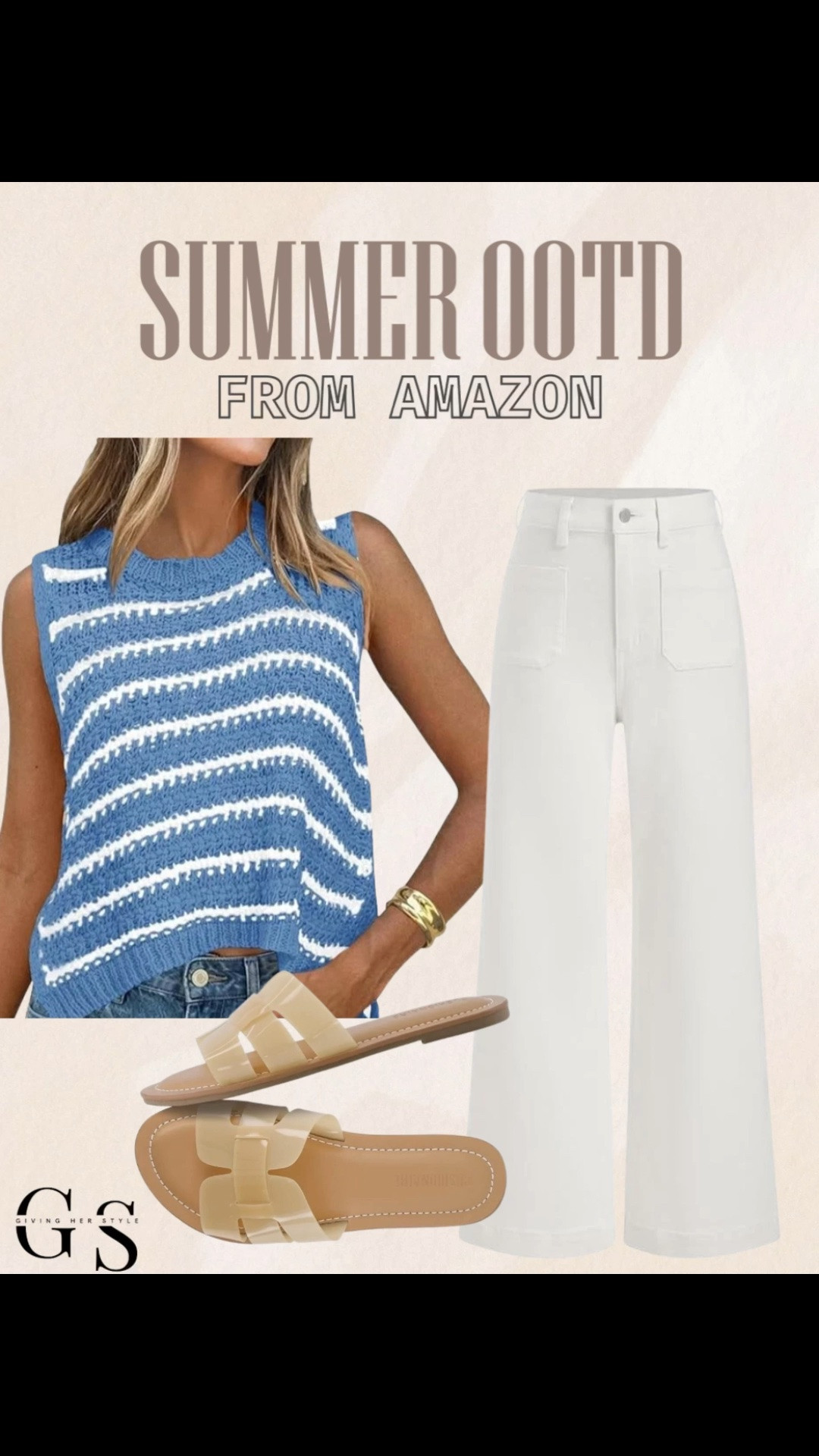 Date night outfit from Amazon 
Date night ootd, summer outfit, spring outfit, resort wear, beach outfit, amazon outfit, summer style, sandals, gold jewelry, denim, summer jeans

#LTKootd #LTKTravel #LTKPetite