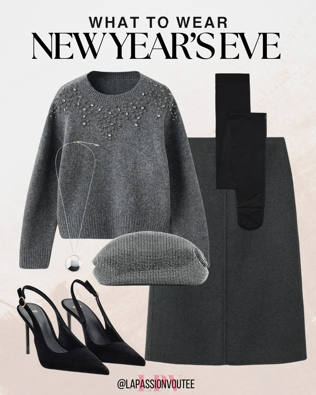 Sharing a New Year’s Eve outfit idea from MANGO that feels chic, festive, and easy to wear. ✨🥂 Polished silhouettes and elevated textures make this look perfect for ringing in the new year in style. Great inspiration if you want something classy, confident, and celebration-ready without overthinking it. 🎉🤍 

 #LTKHoliday #LTKSeasonal #LTKFindsUnder100