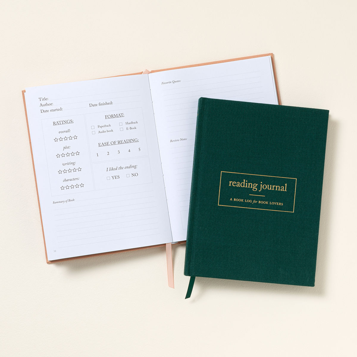Book Lover’s Guided Reading Journal | UncommonGoods