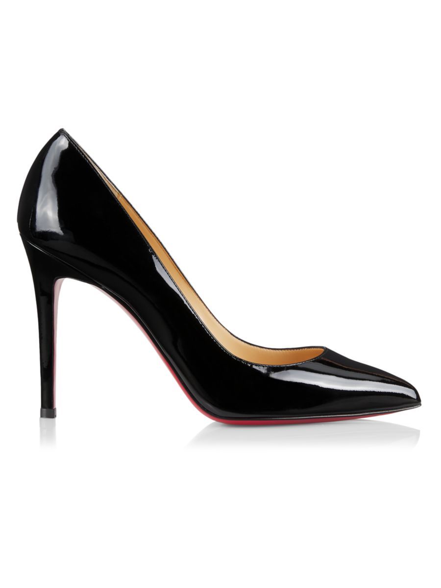 Christian Louboutin Pigalle Plato 100 Patent Leather Pumps | Saks Fifth Avenue