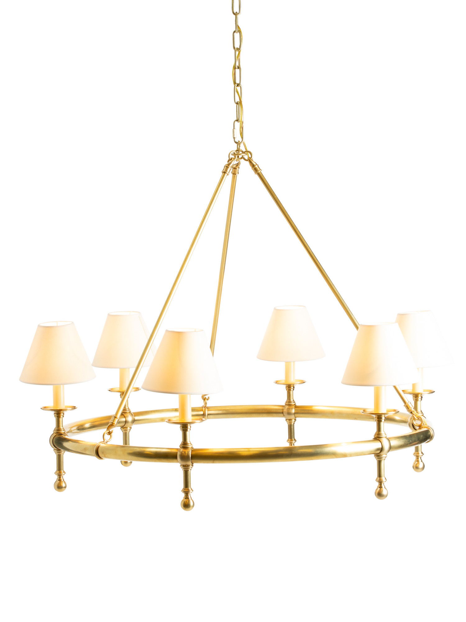 28x38.5 Classic Ring Hand Rubbed Finish Chandelier | Marshalls