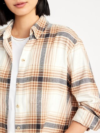 Button-Down Flannel Tunic | Old Navy (US)