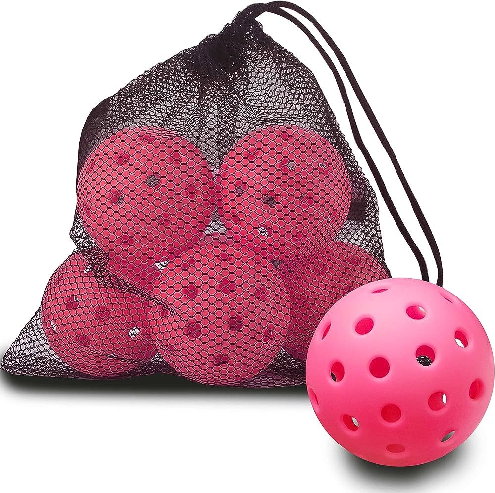 Vvinca Pickleballs 6 Pack Pickleball-Balls Meet USAPA Requirement | Choose Indoor or Outdoor | Do... | Amazon (US)